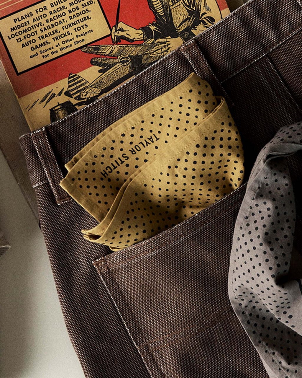 The Bandana in Honey Pindot
