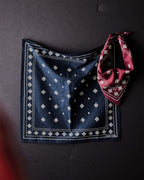 The Bandana in Navy Diamond