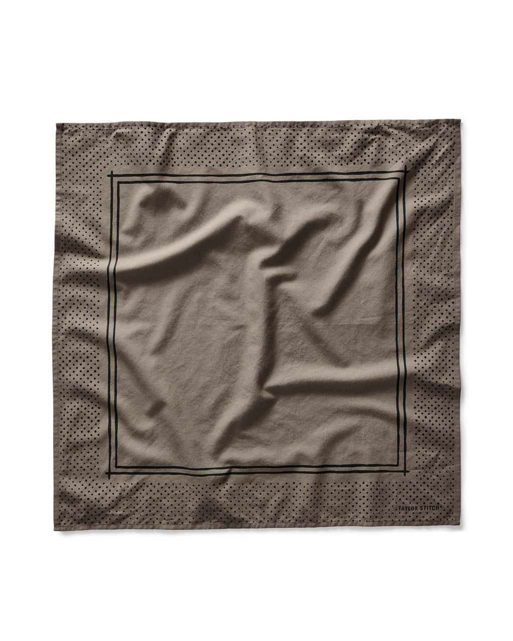 The Bandana in Smoked Olive Pindot