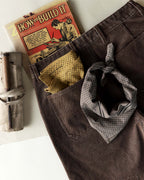 The Bandana in Smoked Olive Pindot