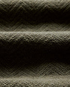 The Button Down Polo in Cilantro Herringbone