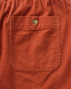 The Apres Short in Heather Chili Pincord