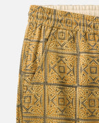 The Apres Short in Fennel Block Print