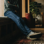 The Apres Pant in Indigo Cross Dye