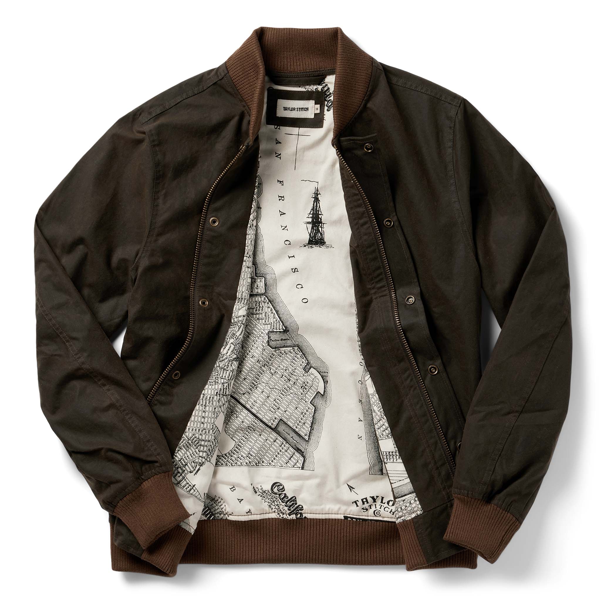 The Bomber Jacket in Bark EverWax