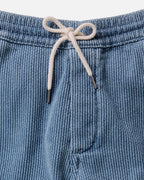 The Apres Pant in Washed Indigo Sashiko