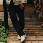 The Breakwater Pant in Nutmeg Donegal