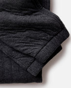 The Apres Pant in Heather Coal Quilted Jersey