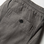 The Apres Pant in Charcoal Double Cloth ('21)