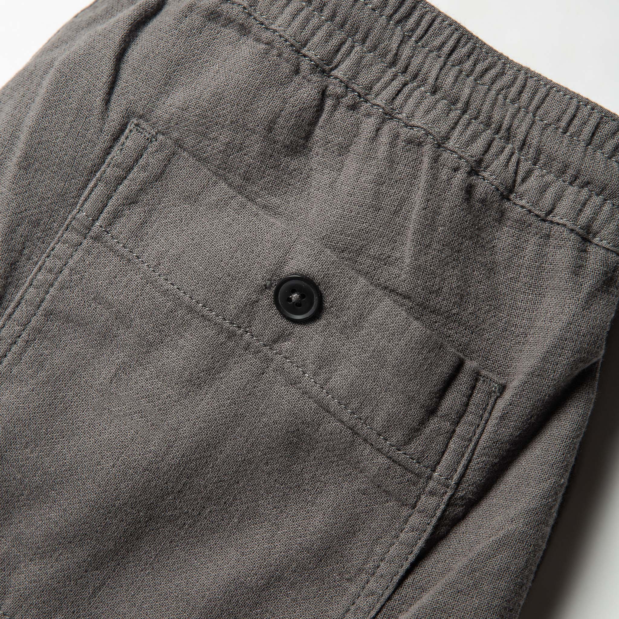 The Apres Pant in Charcoal Double Cloth ('21)