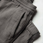 The Apres Pant in Charcoal Double Cloth ('21)