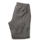 The Apres Pant in Charcoal Double Cloth ('21)