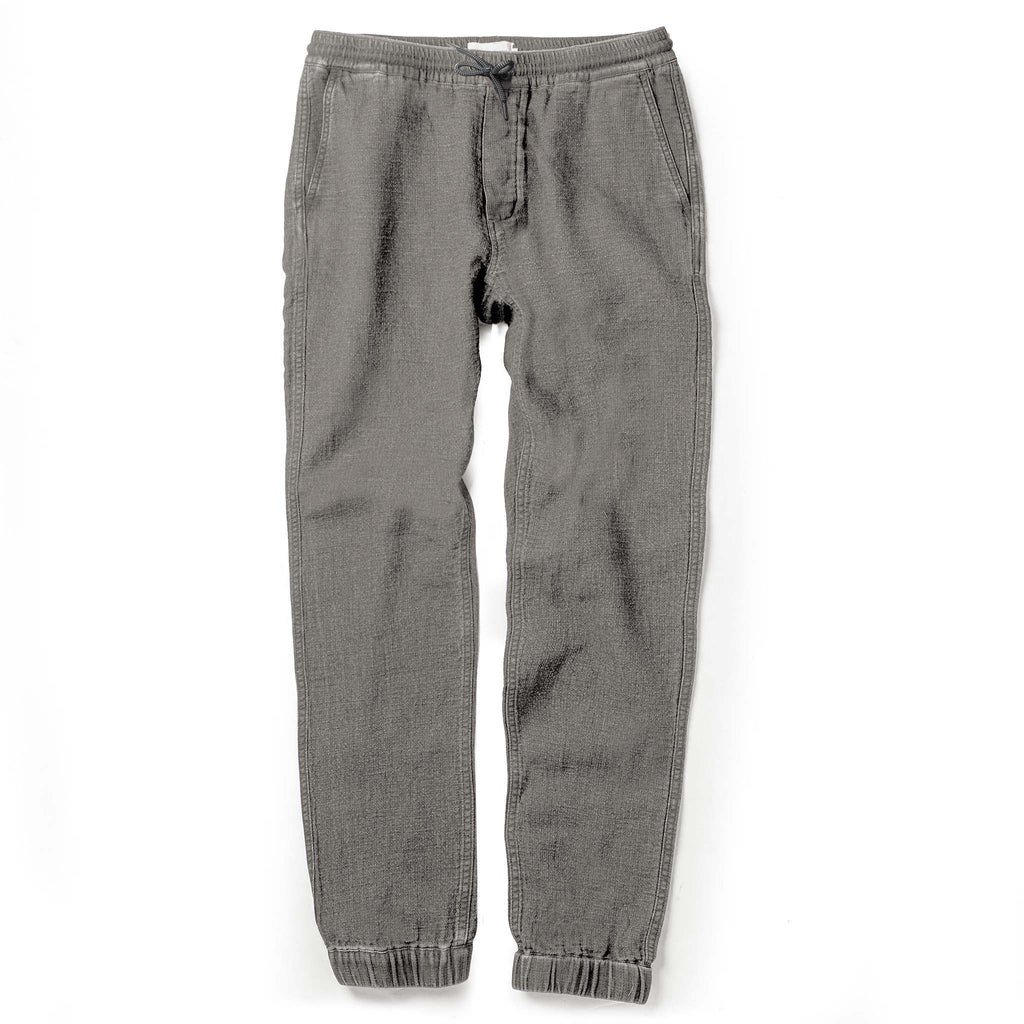 The Apres Pant in Charcoal Double Cloth ('21)