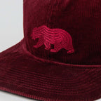 The Ball Cap in Burgundy Cord