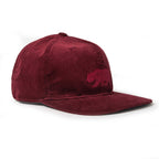 The Ball Cap in Burgundy Cord