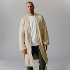 The Apres Robe in Natural Sashiko