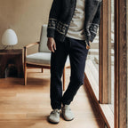 The Apres Pant in Coal Waffle