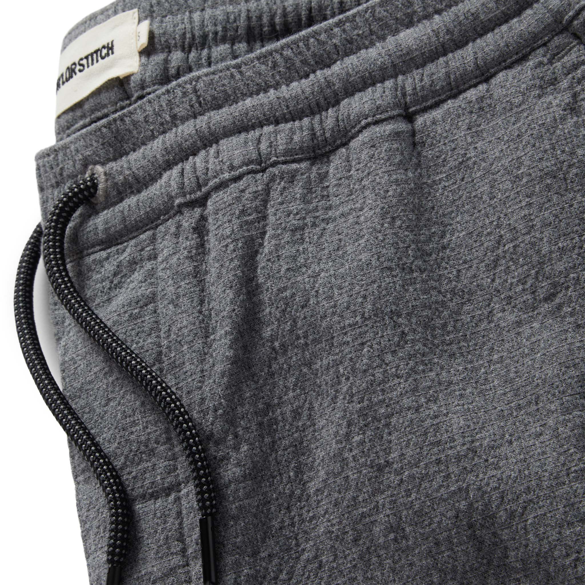 The Apres Pant in Heather Grey Double Cloth