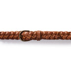 The Braided Belt in Whiskey