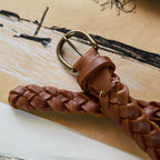 The Braided Belt in Whiskey