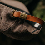 The 5-Panel Cap in Heather Sable Wool Blend