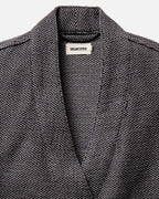The Apres Robe in Charcoal Sashiko