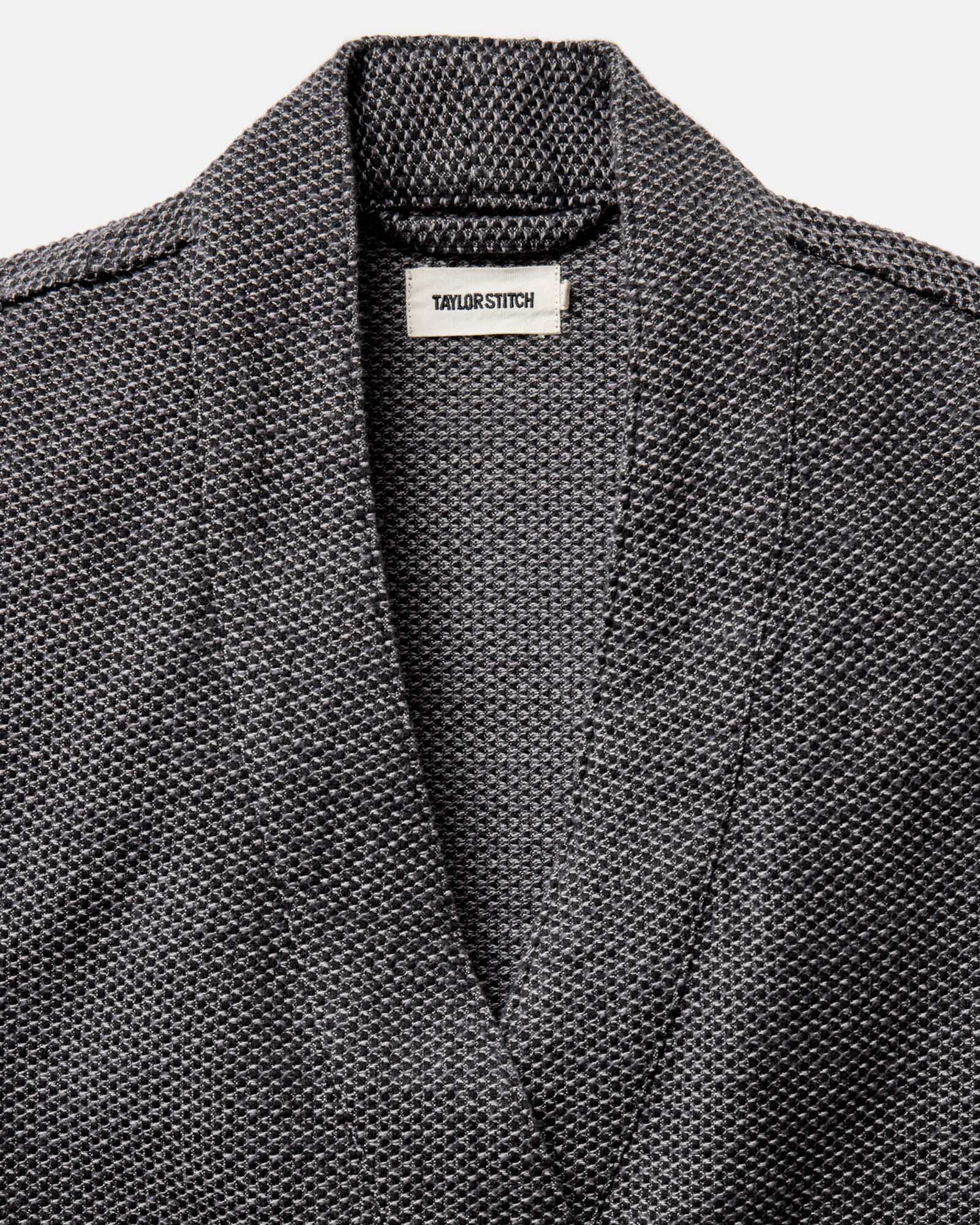 The Apres Robe in Charcoal Sashiko