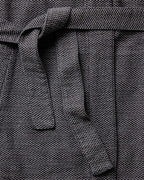 The Apres Robe in Charcoal Sashiko