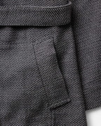 The Apres Robe in Charcoal Sashiko