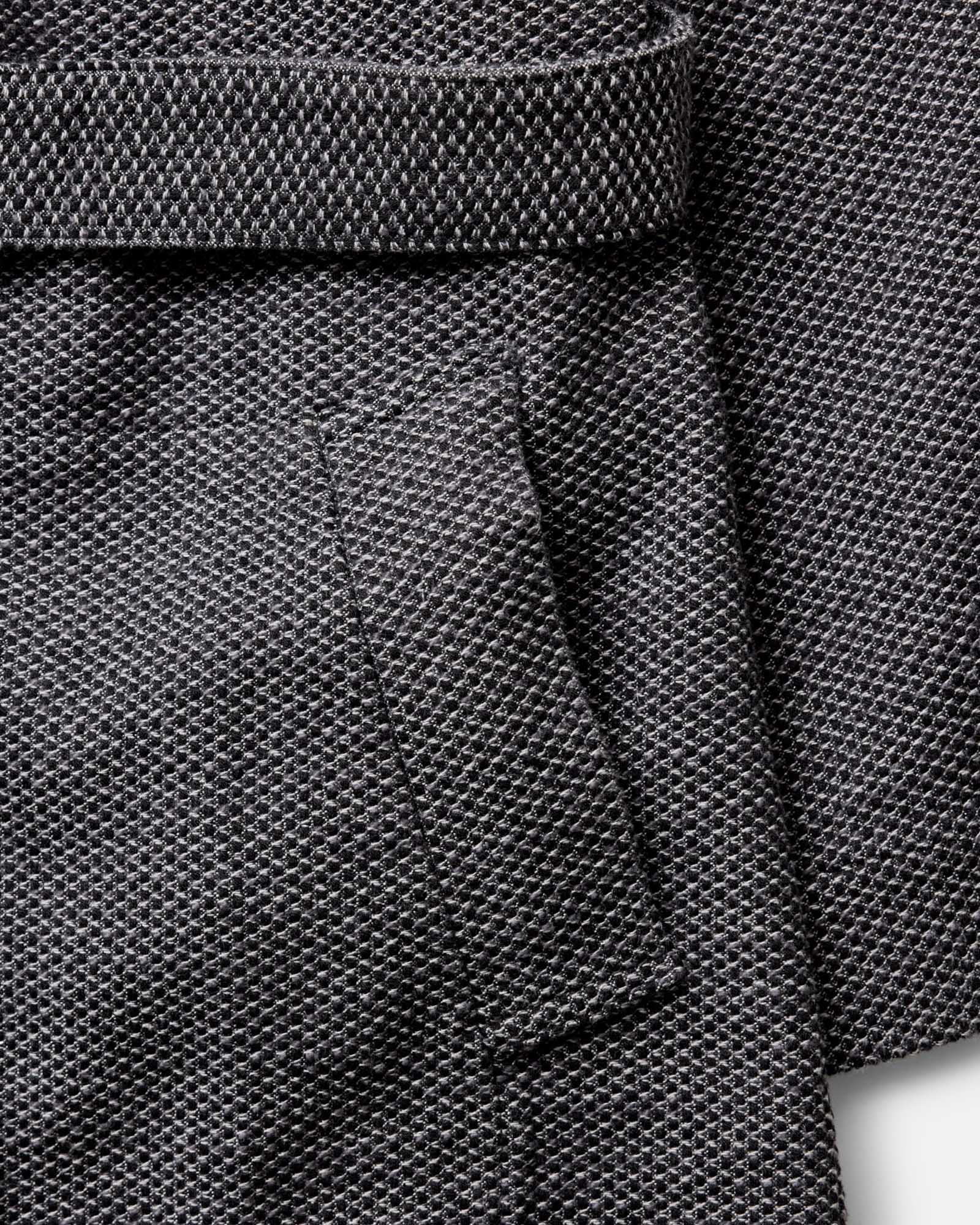 The Apres Robe in Charcoal Sashiko