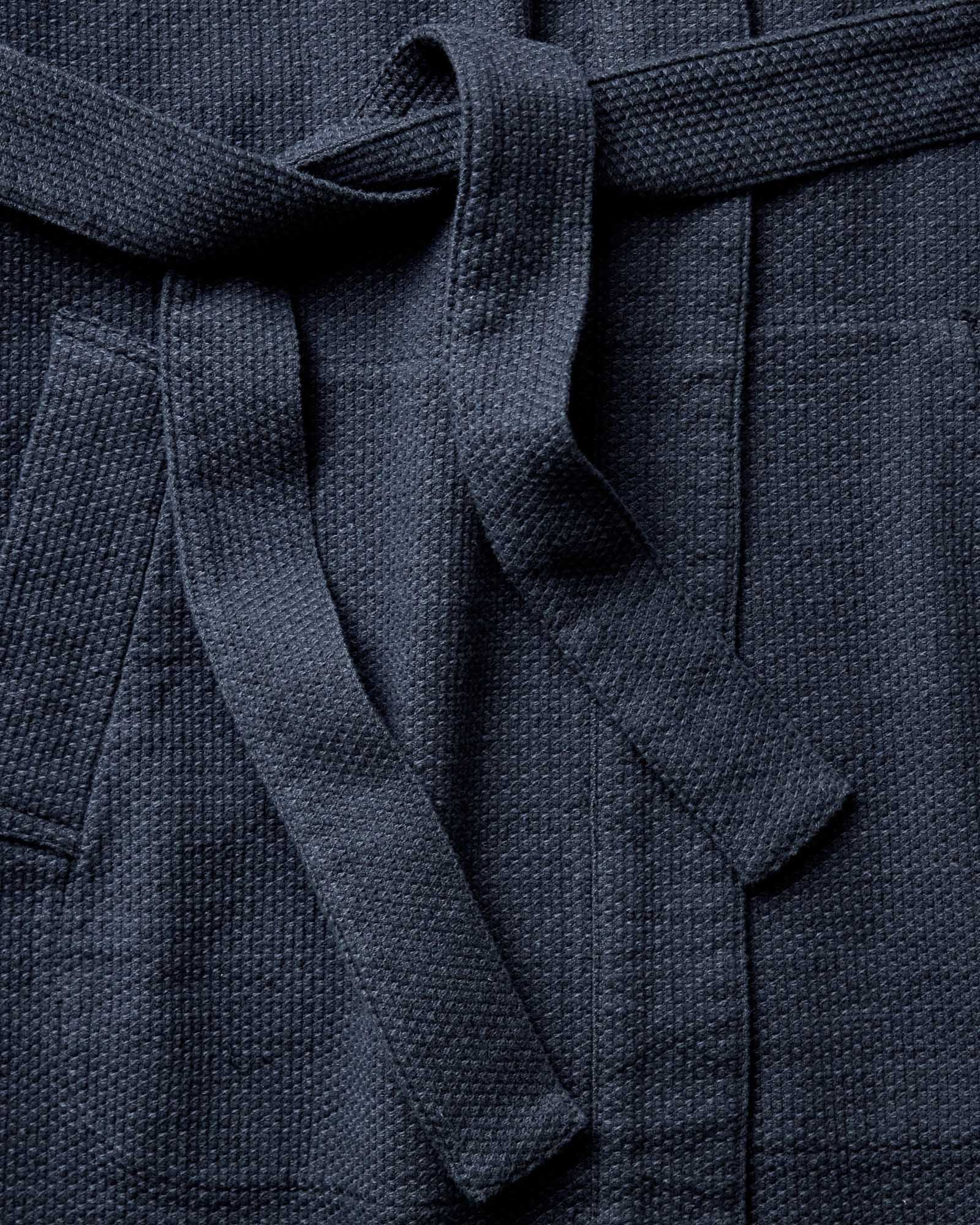 The Apres Robe in Navy Sashiko