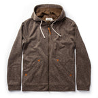 The Après Hoodie in Olive Hemp Donegal