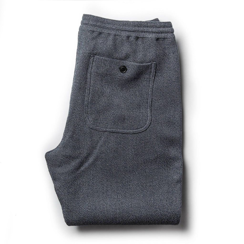 The Apres Pant in Charcoal Waffle