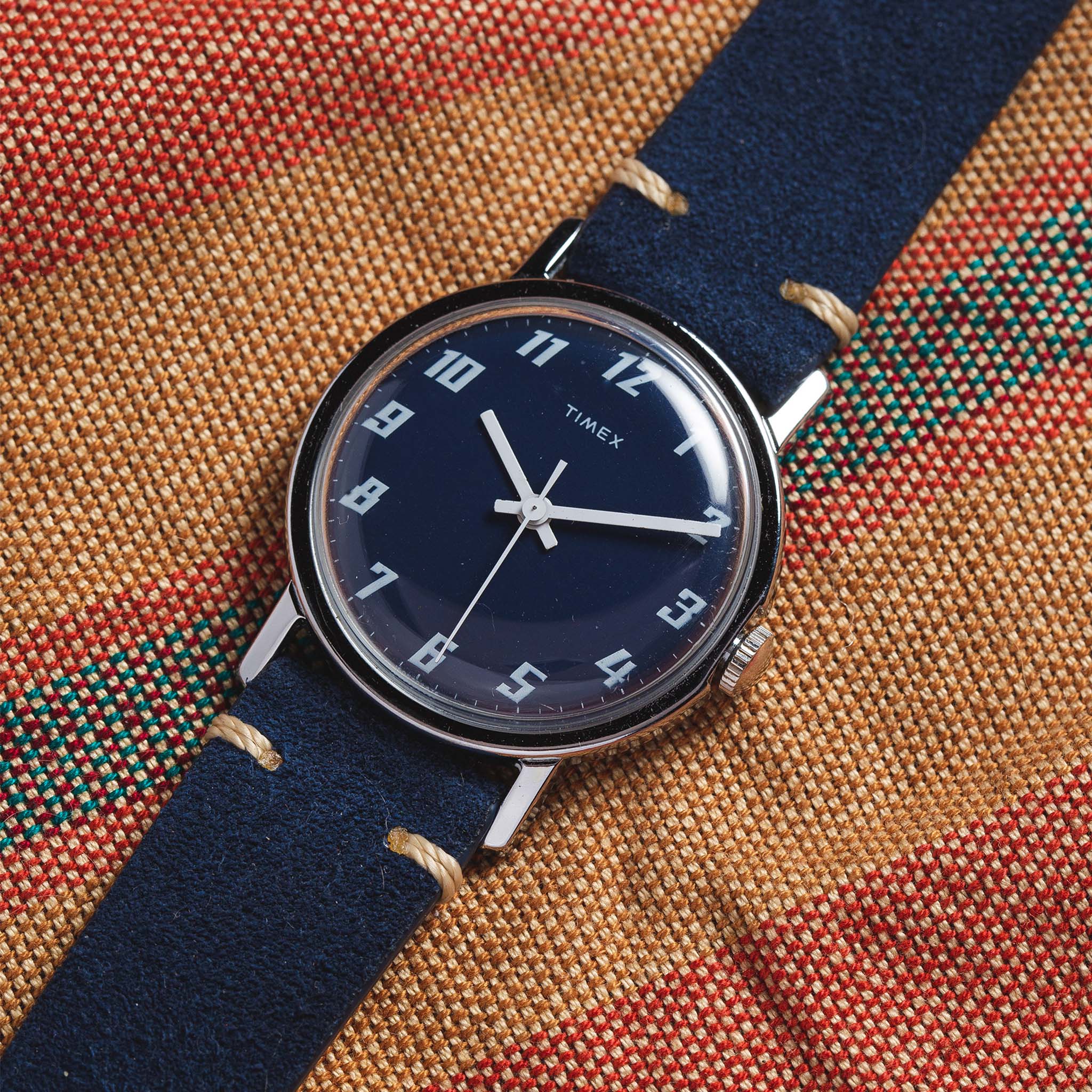 1976 Timex Mercury Blue