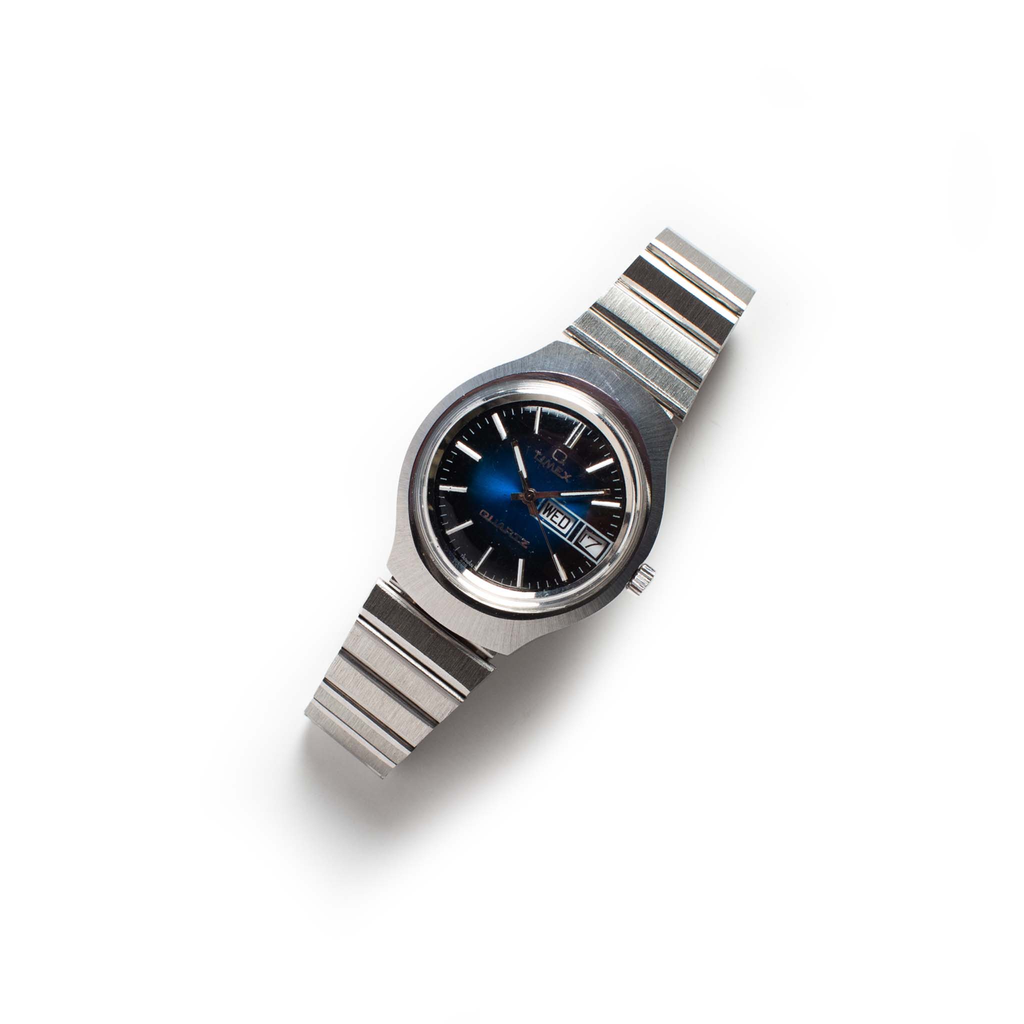 1977 Timex Blue Dial Q Quartz
