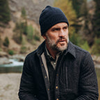 The Beanie in Navy Baby Yak