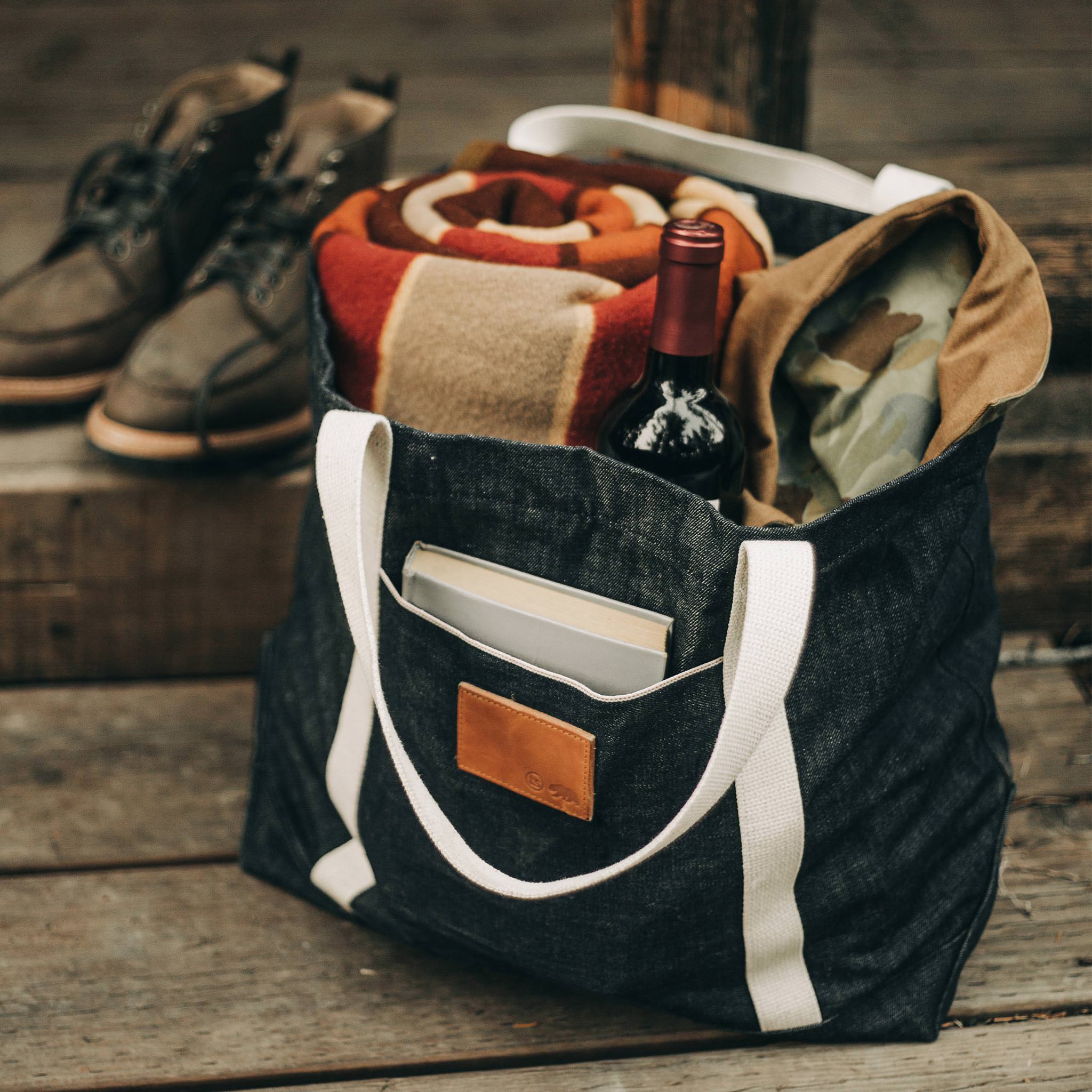 The Boat Tote in Cone Mills Reserve Selvage