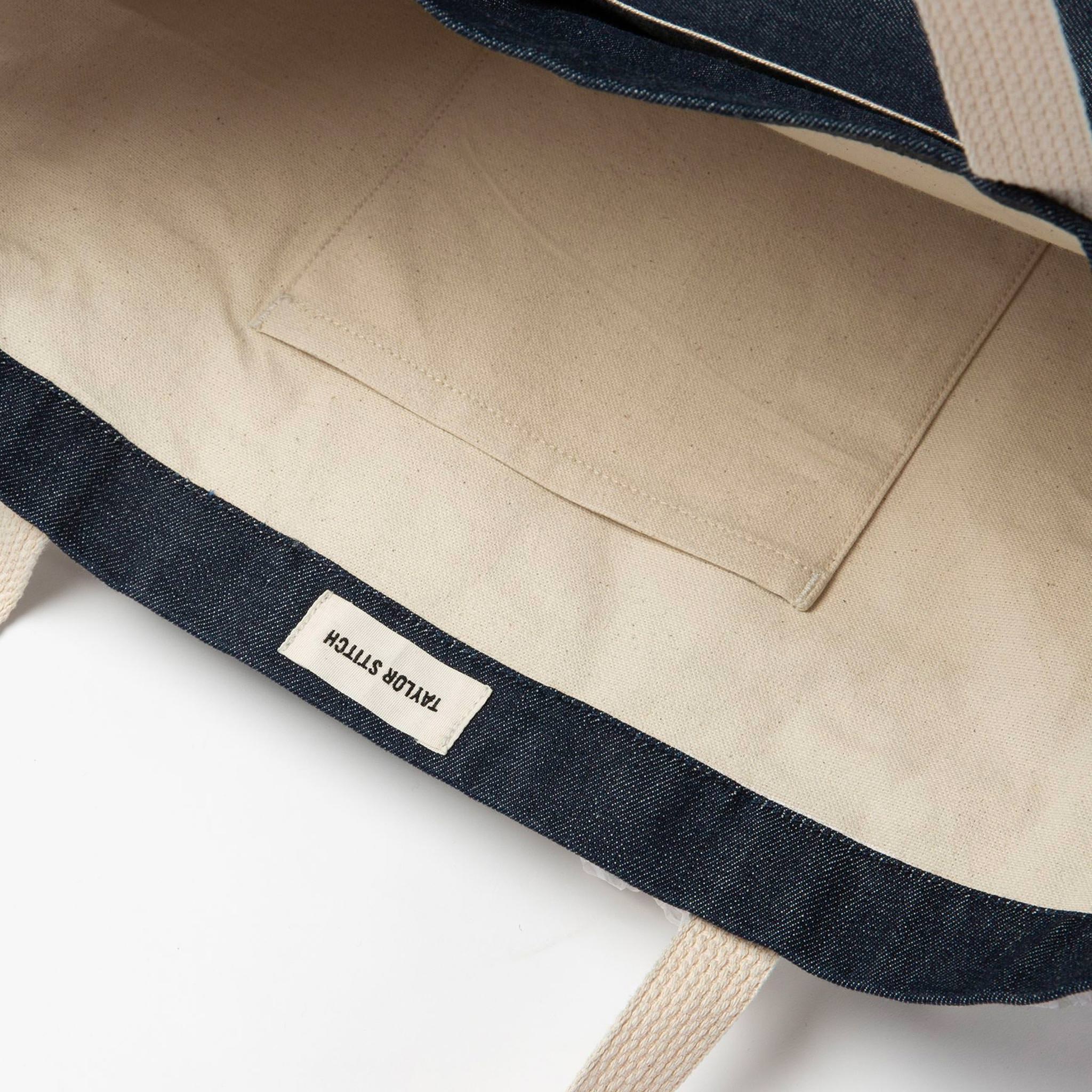 The Boat Tote in Cone Mills Reserve Selvage