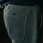 The Apres Pant in Charcoal Waffle