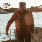 The Albion Jacket in Burgundy