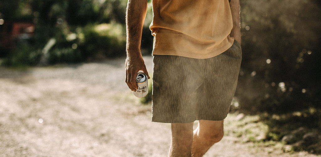 The Après Short in Rain Drop Camo