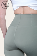 High Waisted Sculpting Leggings in Olive