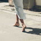 Serena Sandal in Pale Honey
