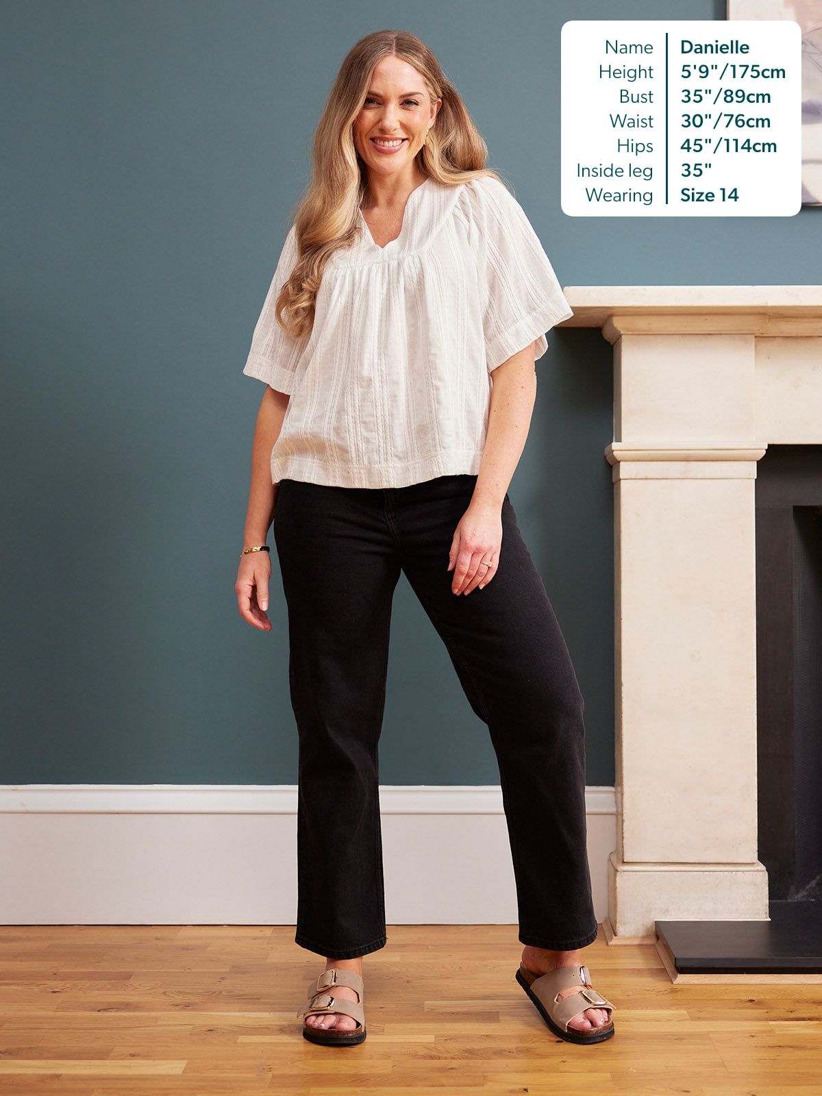 Edith Textured Relaxed Top - White