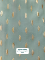 Helena Lurex Dress - Mint/Gold