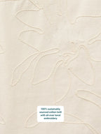 Lizzie Embroidered Summer Jacket - Cream
