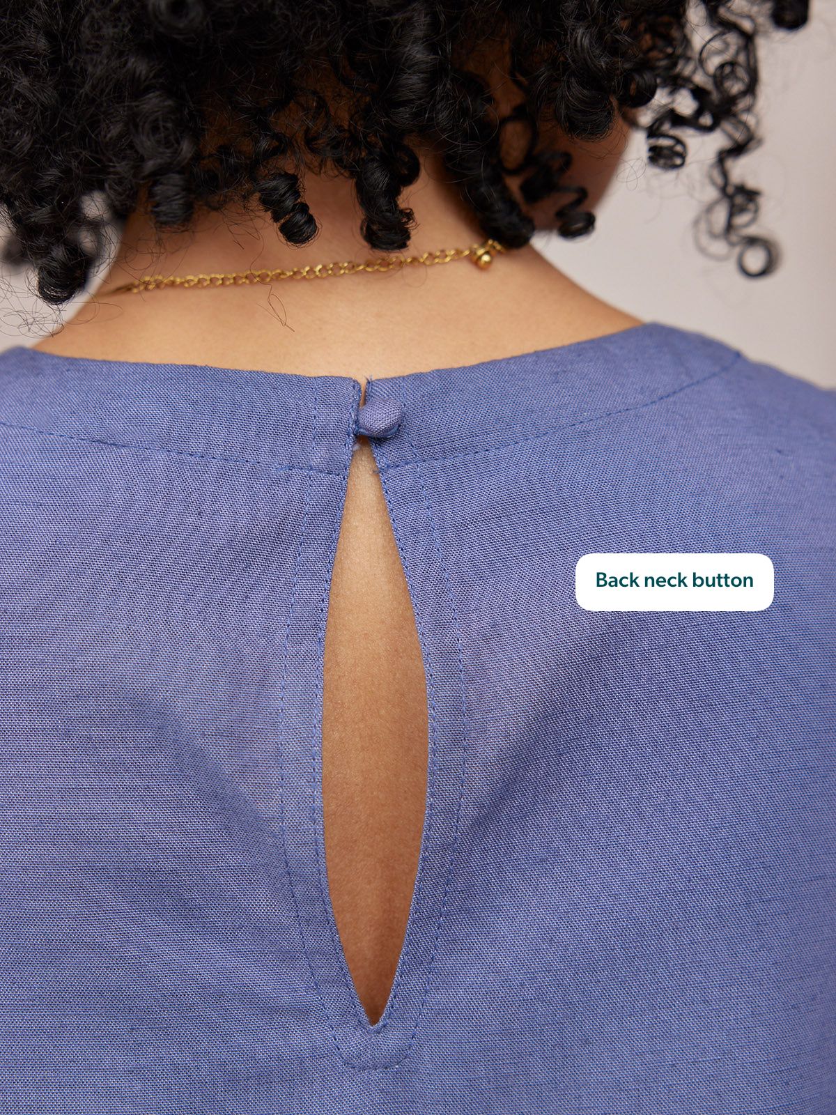Co-Ord Embroidered Top & Trouser Bundle - Violet & Verity - Blue