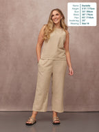 Rhianna Culotte - Brown Gingham