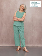 Ruby Tank Top - Green Gingham