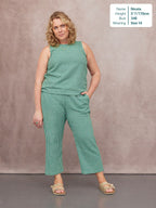 Ruby Tank Top - Green Gingham
